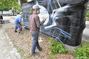 Pique-nique photographique et graffiti à Quimper