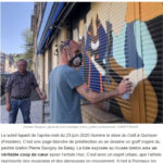 Graffiti sur devanture Ceili pub Quimper par HOZ