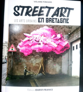 Parution dans livre street-art Bretagne
