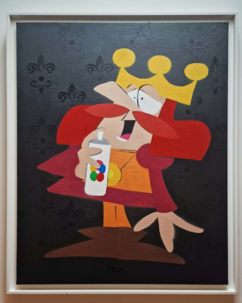 Pochoir pour le Petit roi Arthur par HOZ