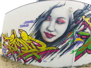 Lire la suite à propos de l’article Fresque graffiti au Sterenn à Trégunc