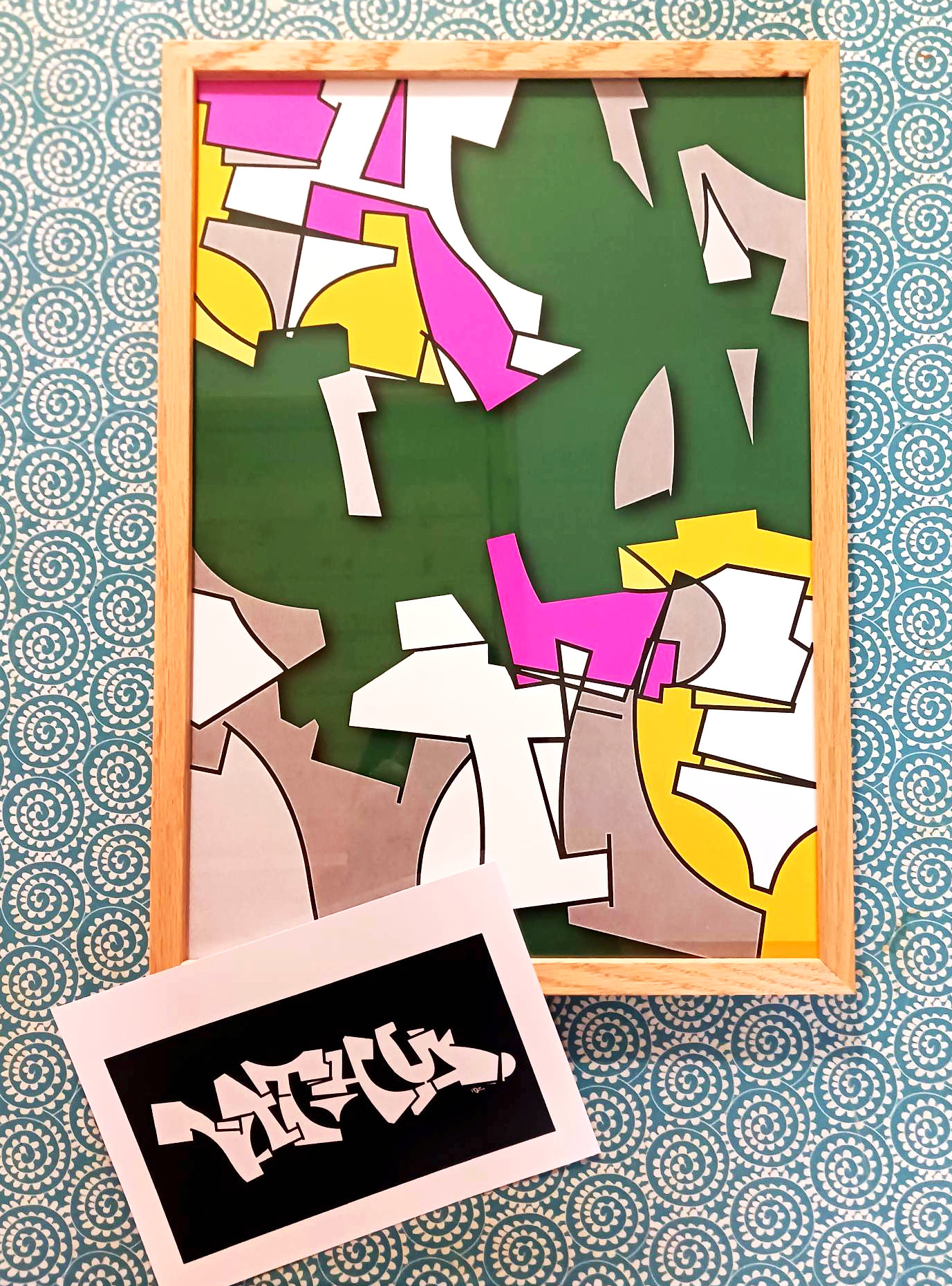 Abstraction de lettres graffiti pour NATHY 12/2022