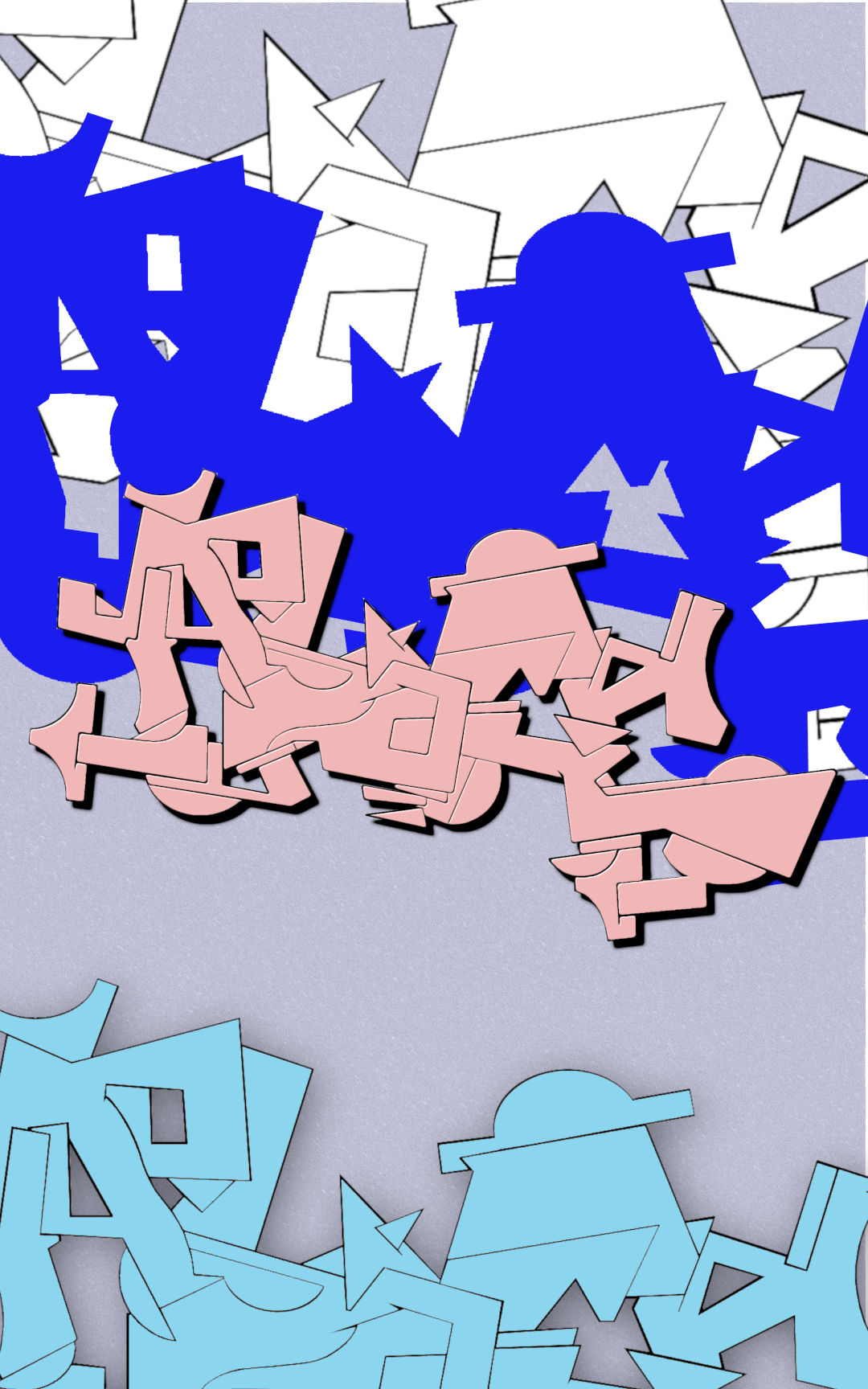 Alice lettres graffiti par HOZ