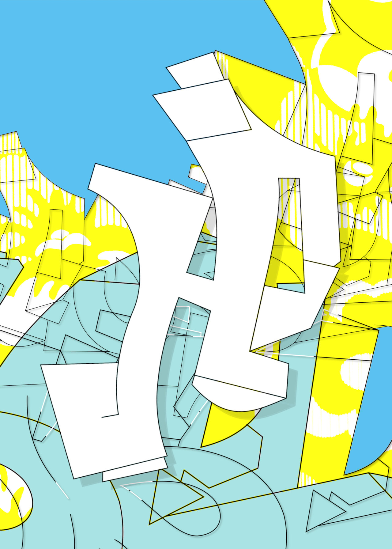 HOSE lettres graffiti 2022