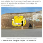 Graffiti sur blockhauss plage de Tronoën par HOZ
