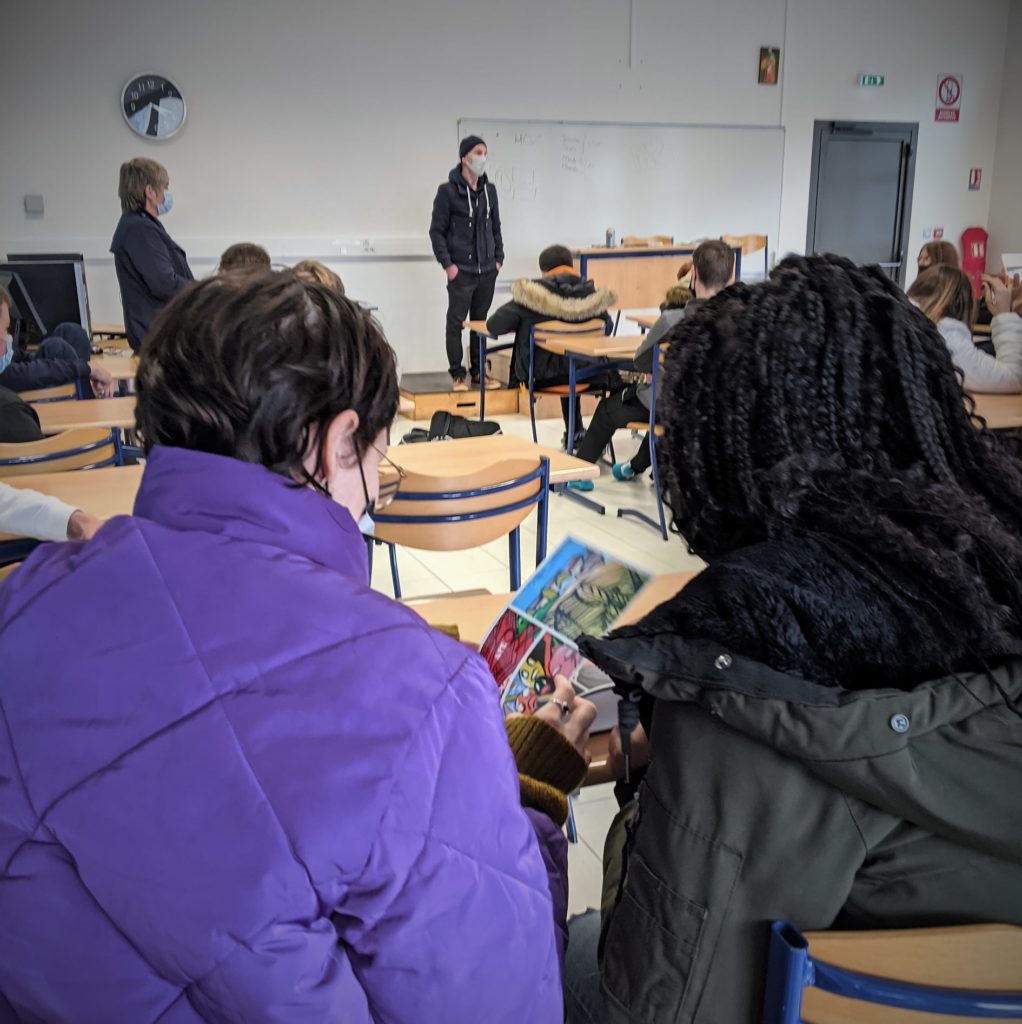 Conférence Street-art collège Kerustum Quimper