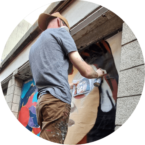 Photos de street-art en Bretagne