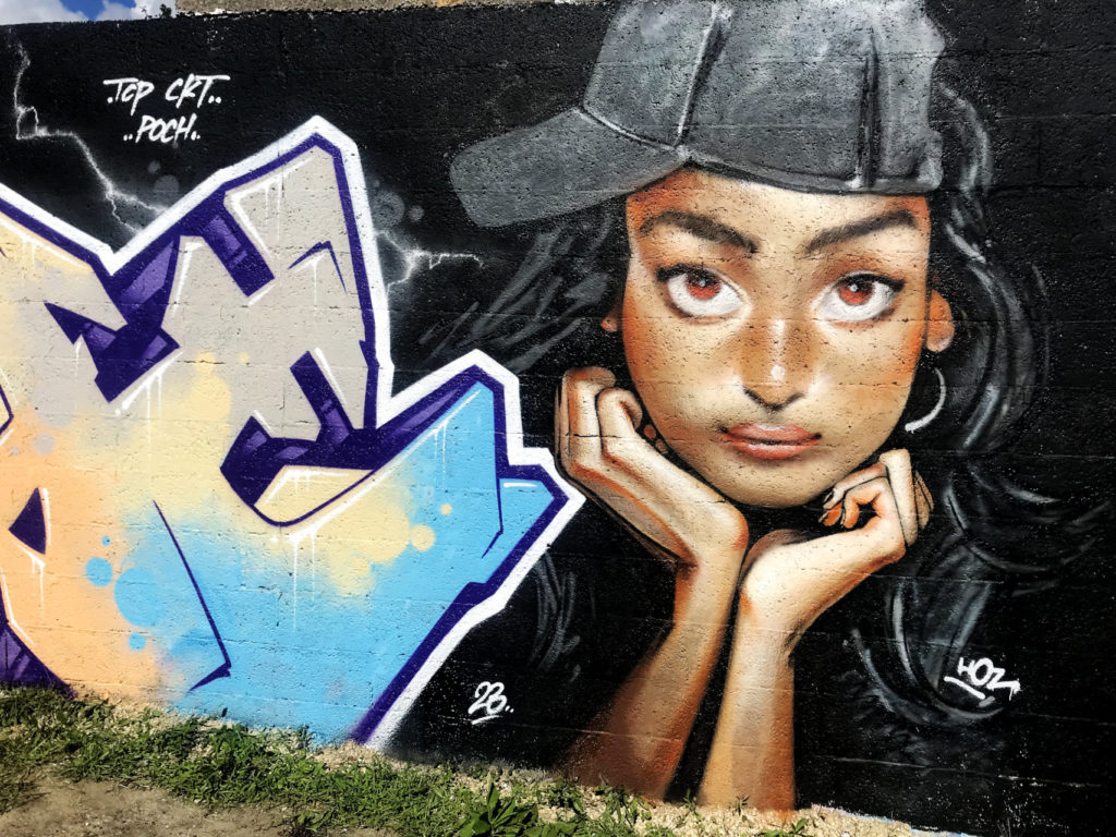 Portrait graffiti par HOZ 08/2023