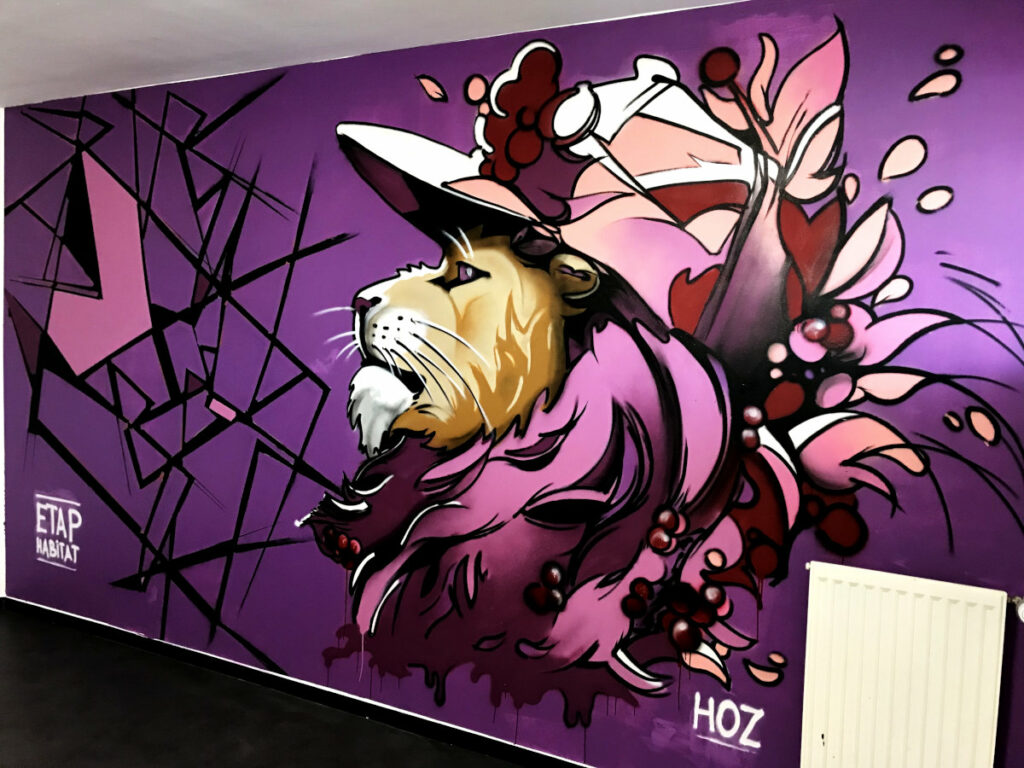 Atelier graffiti avec HOZ et Etap'Habitat
