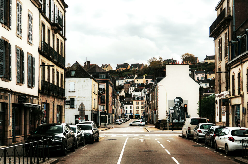 Rue Aristide Briand à Quimper (05/04/2026)