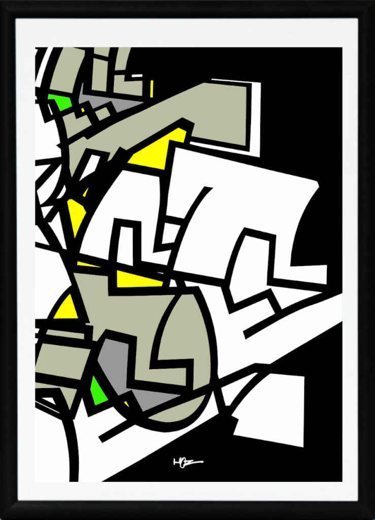 Affiche street-art réalisée par HOZ pour Alice. Juillet 2025.