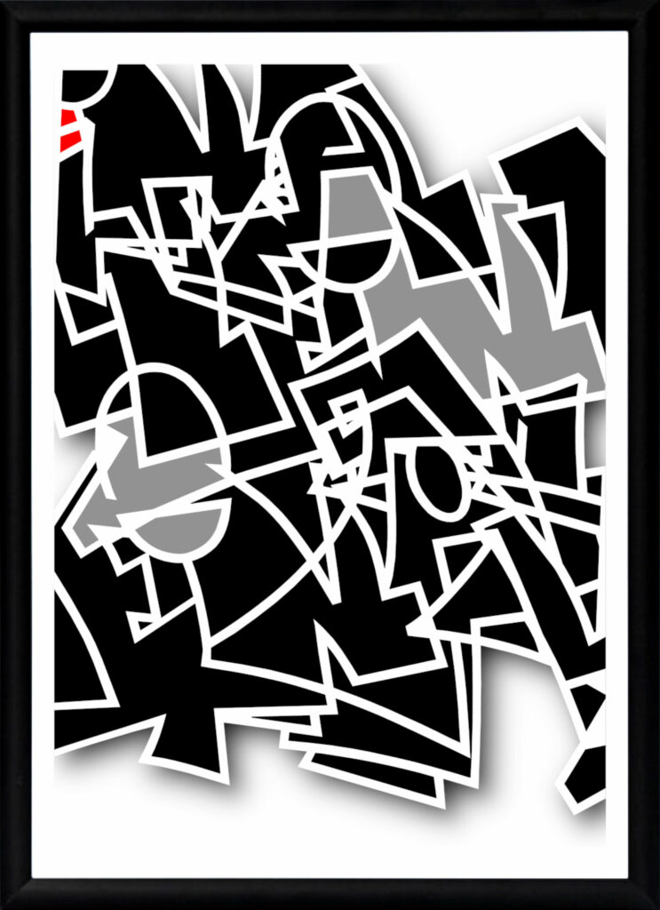 Affiche street-art pour Awena par HOZ