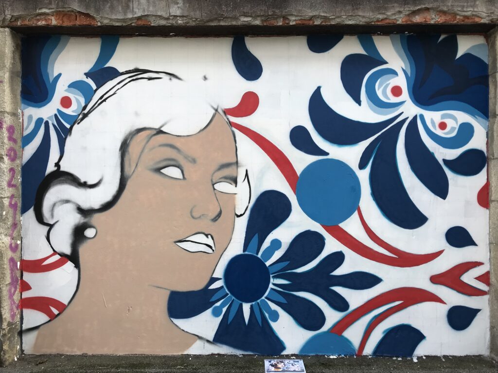 Décoration street-art pour l'hôtel Kregenn à Quimper, par HOZ.