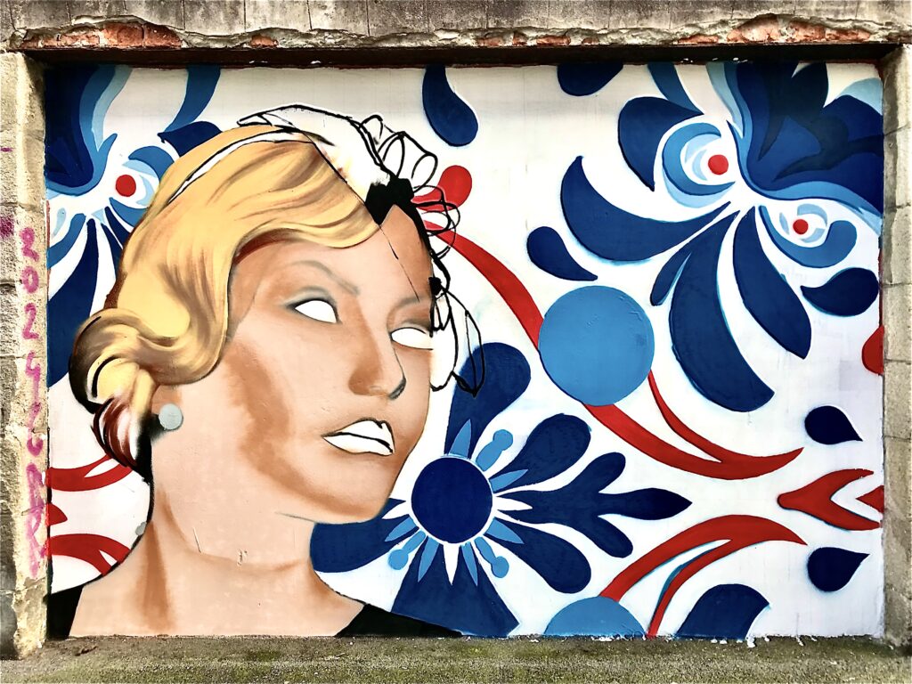 Décoration street-art pour l'hôtel Kregenn à Quimper, par HOZ.