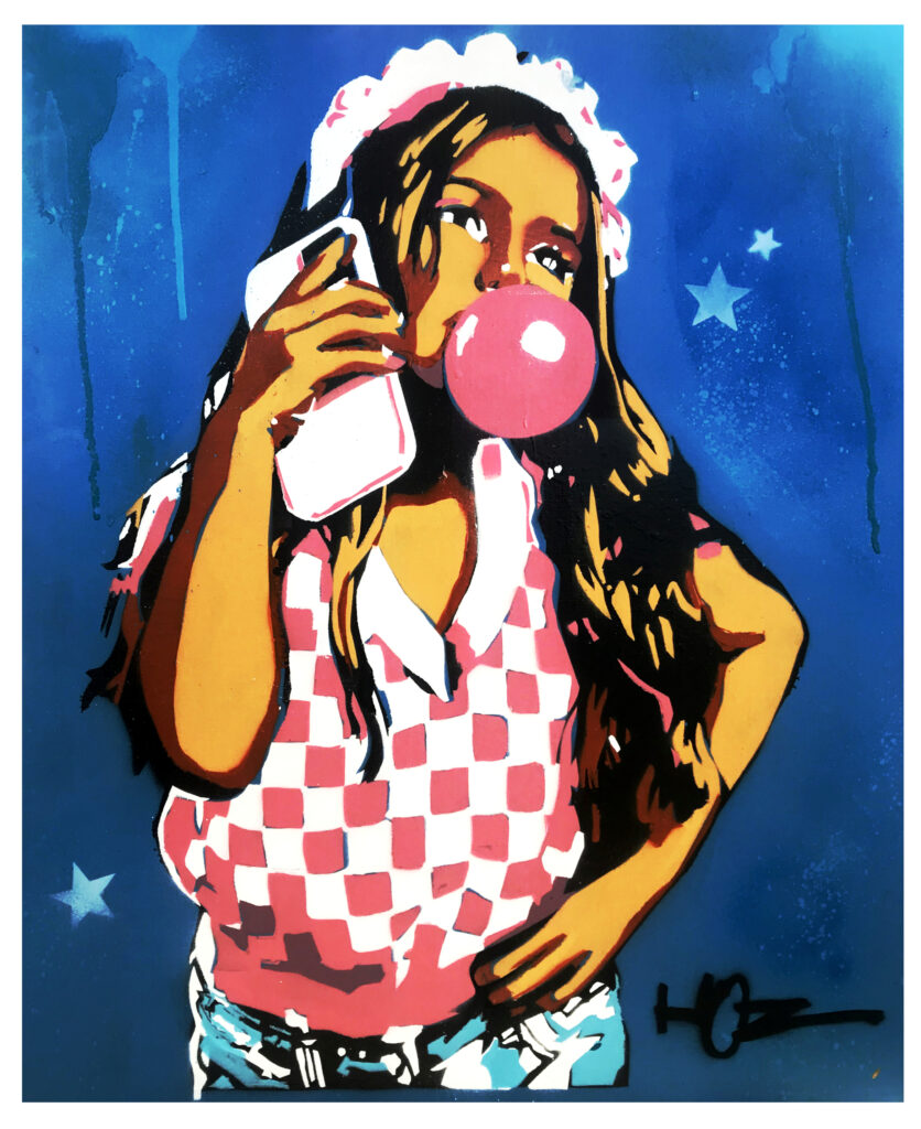 Pochoir aérosol par HOZ pour Eliza