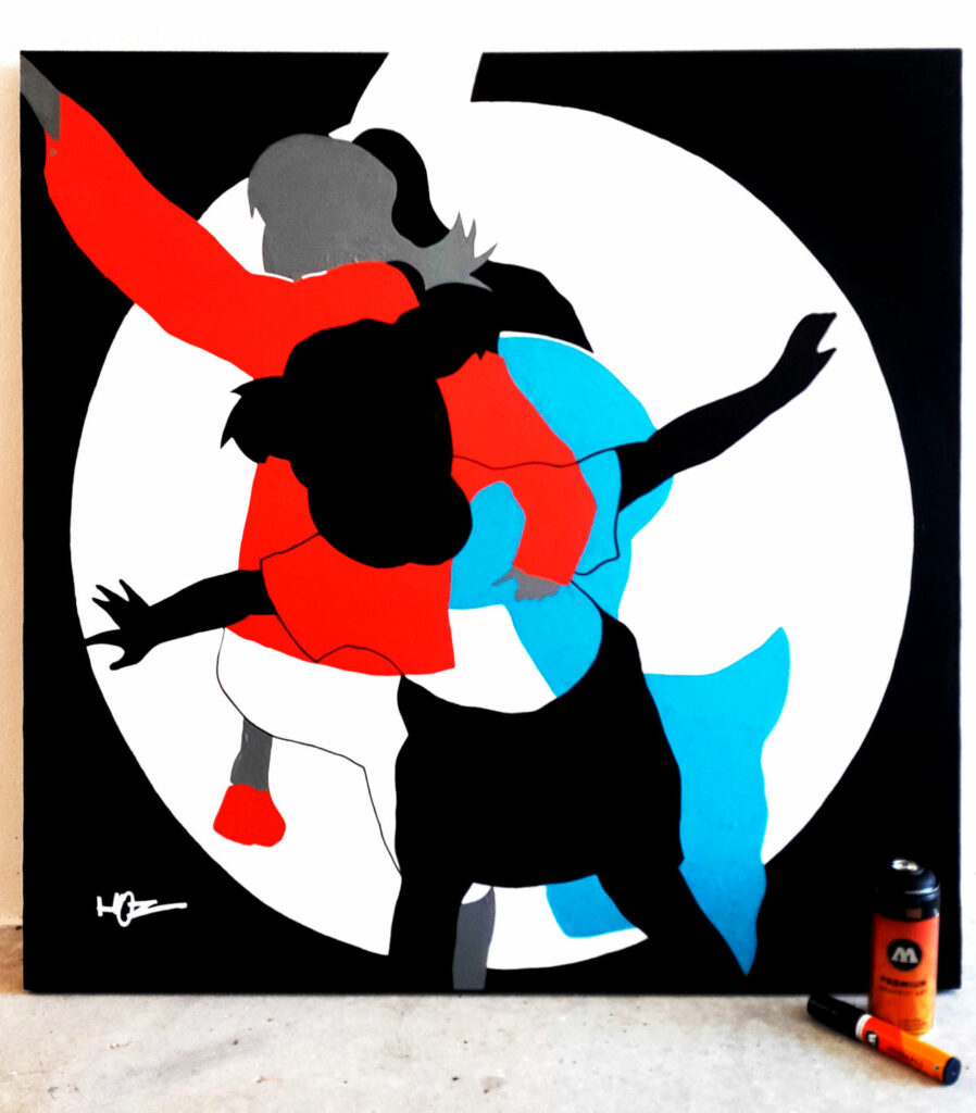 Toiles en mémoire des esclavages par HOZ