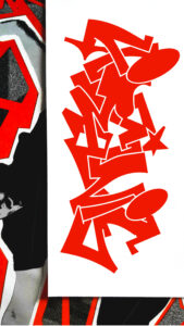 Lettres graffiti pour Virginie 06/2026