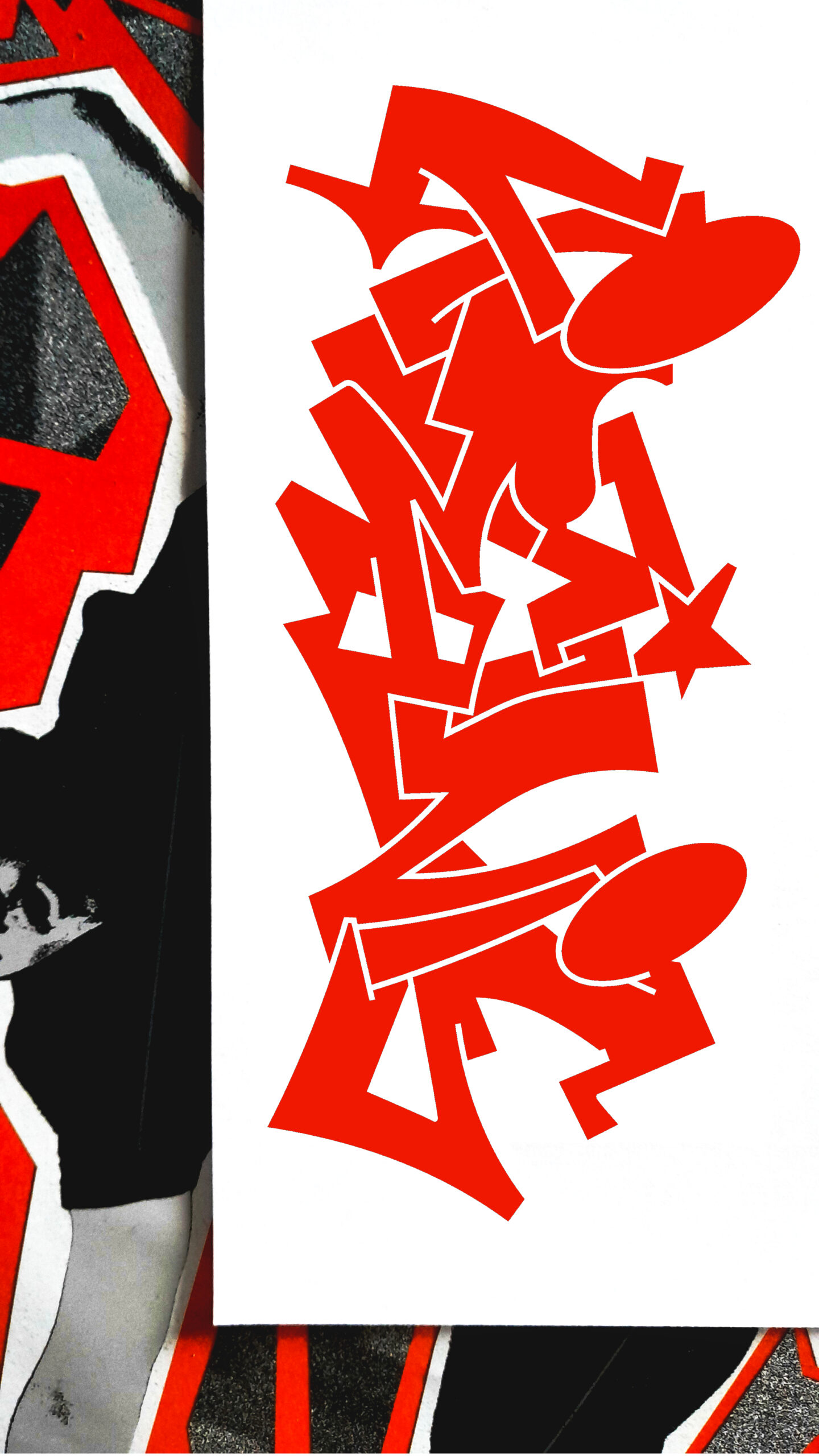 Lettres graffiti pour Virginie 06/2026