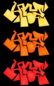 Autocollant graffiti HOZ 07/2026