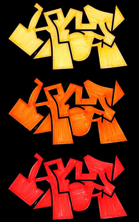 Autocollant graffiti HOZ 07/2026