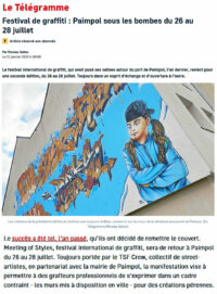 Apparition dans Le Télégramme du 31/01/2024