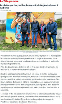 Fresque sur un bloc électrique à Audierne par HOZ