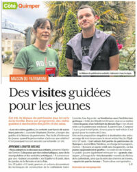 Visite guidée et atelir graff avec la Maison du Patrimoine de Quimper