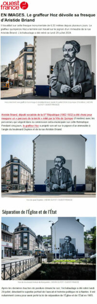 Ouest-France Quimper du 27 juillet 2024